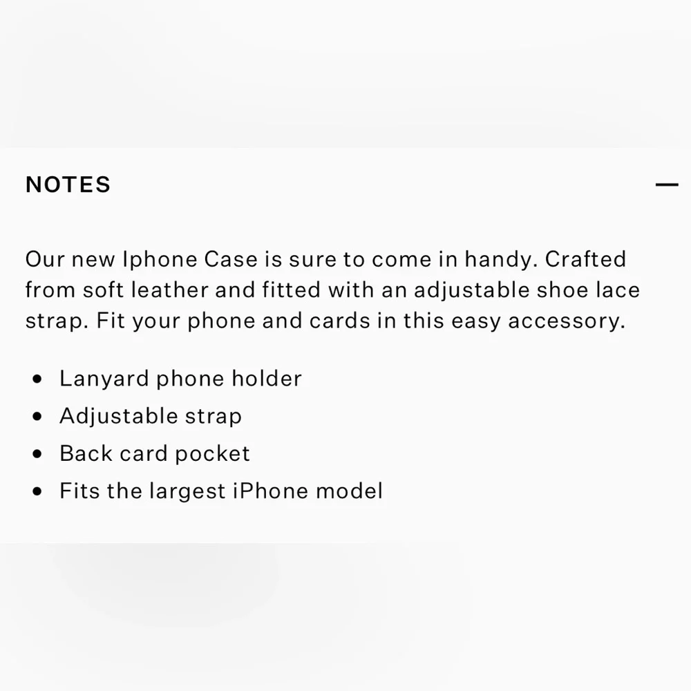 All Saints Leather IPhone Case